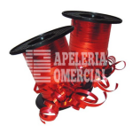 MERCERIA LISTON CURLING METALICO C. ROJO